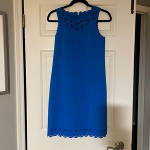 Blue Floral J Crew Dress